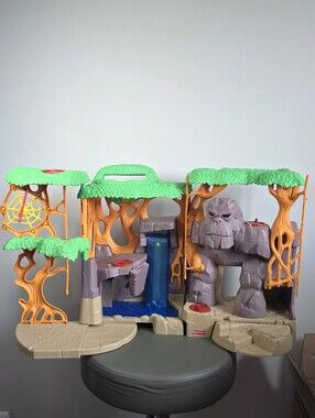 Fisher Price Imaginext Gorilla Mountain Jungle Safari Playset Light & Sound 2006